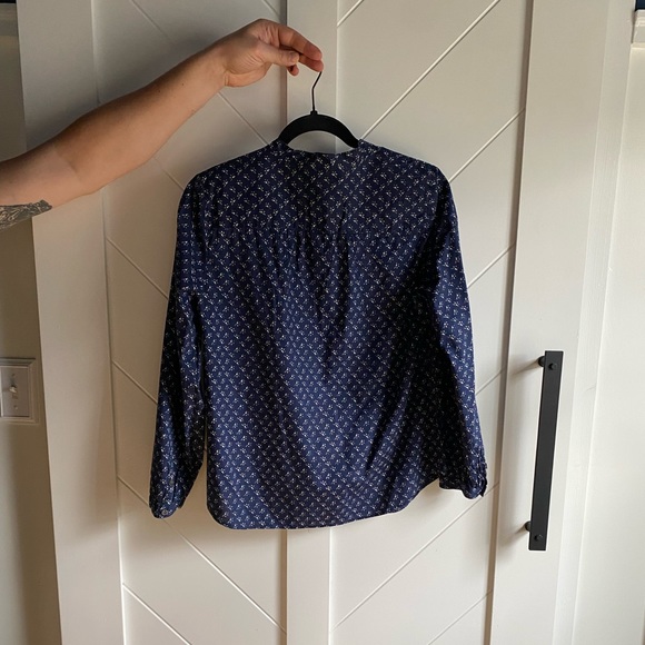 BOGO 🌿J.Crew Half Button Blouse🌿 - Picture 2 of 6